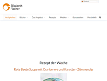 Tablet Screenshot of elisabeth-fischer.com